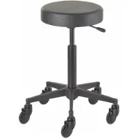 Efalock Rollhocker CLICTEC ROUND schwarz Sitzhöhe M