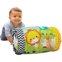 Infantino Dschungel Babyspielzeug Peek & Roll bunt interaktiv