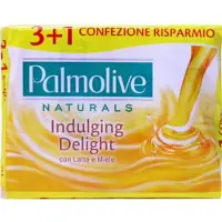 Palmolive Milch-Honig-Seifenst ck Indulging Delight , 4 St ck x 90 g