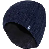 Heat Holder Damen Kabelstrick 3,4 Tog Fleece gefütterte thermische Wintermütze