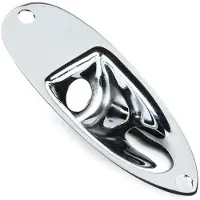 Fender Road Worn Stratocaster Jack Ferrule mit Hardware Chrom