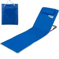 Aktive Matte Neigbar 147 x 55 x 48 cm PVC 600D Blau Stahl Schwamm (4 Stück)