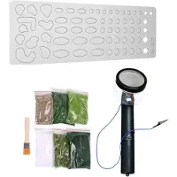 Typecat Statische Gras Beflockung Applikator Elektrostatische Pflanzer Maschine Sand Tabelle DIY Werkzeug