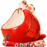 Jojomino Bonbondose aus Keramik, süße Aufbewahrungsdose für Geld, chinesische Heimdekoration, um Reichtum und Glück anzuziehen