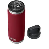 Yeti Rambler 26 oz Flasche, vakuumisoliert, Edelstahl mit Trinkverschluss, Harvest Red