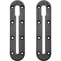 Tlily 2X Kajak Rutsche Track Schienen Halterung DIY Zubehör Angelrute Halter Montage Basis Rack Kompatibel RAM