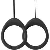 Ringke Fingerring-Gurt, Silikon-Smartphone-Griff, Lanyard-Halter [2er-Pack] mit Anti-Rutsch-Montagefunktion, kompatibel mit Handyh llen, Schl sse
