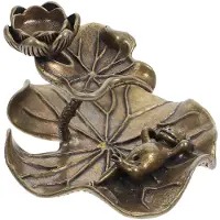 ABOOFAN chic messing lotus-design räucherstäbchenhalter