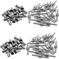 Tlily 80-teiliges Plasmaschneidbrenner-Verbrauchsmaterial, langes, erweitertes Plasmaschneider-Kit, 40 A, Pt31-Plasmabrennerspitze, Elektrodendüse