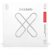 D'Addario Akustikgitarrensaiten XS 80/20 Bronze Coated XSABR1356-3P, mittlere St rke 13-56, 6-Saiter-Satz, 3er-Pack