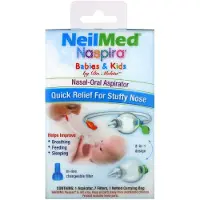 NeilMed Pharma GmbH , Babies & Kids, Naspira Nasal-Oral Aspirator, 1 Set