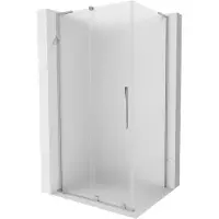 Mexen Velar L Schiebeduschkabine 100 x 75 cm, Matt, Chrom - 871-100-075-33-01