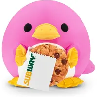 Snackles Schnabeltier Subway Snackle Stofftier mit Essen 20cm groß