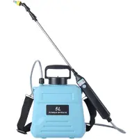 MaxPower (Blau) 5L batteriebetriebenes Sprühgerät mit verstellbarem Schultergurt, elektrisches Sprühgerät, Gartensprühgerät
