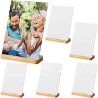 Semoic 6er-Pack Sublimations-Fotorahmen-Rohlinge 5 x 7 Zoll