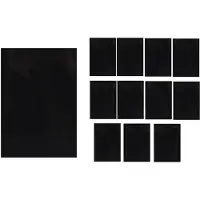 Exogio Bilderrahmen, 12Er-Pack Magnetischer Fotorahmen für KüHlschrank 6X4 , Bilderrahmen Kinder, Familie, Fotomagnete Schwarz