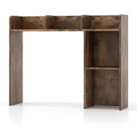 Helloshop26 Bücherschrank - - Elegantes Modell - 3 Regale - Sicher - Ingenieurholz