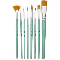 Pebeo 8 MC-Pinsel, sortiert, goldfarben, Poly