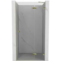 Mexen Lunar Duschdrehtür rechts 115 cm, transparent, gold - 834-115-000-50-00-P