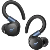 Soundcore Sport X20 von Anker, True-Wireless-Workout-Ohrhörer, drehbare und ausziehbare Ohrbügel, Geräuschunterdrückung, tiefer Bass, IP68, wasse
