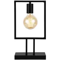 Helloshop26 Tischlampe 37,5 cm Metall schwarz 03_0002489