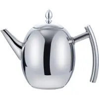 Typecat 2L Edelstahl Teekanne mit Teesieb Infuser Teegeschirr Sets Wasserkocher für Induktion
