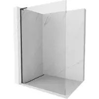 Mexen Kioto L Duschwand Walk-in 85 x 200 cm, transparent, schwarz - 800-085-103-70-00