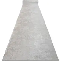 Rugsx Läufer Antirutsch LOTUS SMOOTH 52420 Melange beige ZUM WASCHEN 100cm 100x370 cm