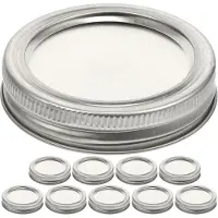 ABOOFAN 20Stk Robuste Einmachdeckel Silber Dicht Schließend Für Küchengebrauch
