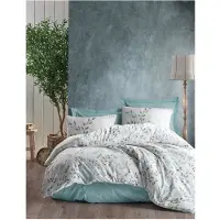 L'essentiel Maison , Lendell - Mint, Bettwäschen, Minze, Baumwolle, 240 x 220 cm
