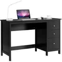 Helloshop26 Geräumiger Computer-Schreibtisch 120 x 50 x 75 cm mit 3 Schubladen im modernen Stil