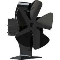 MaxPower J6PD 5-Blatt-Kaminventilator Wärmebetriebener Ofenventilator Geräuscharmes Ofenzubehör