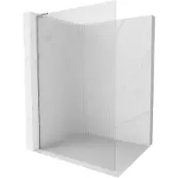 Mexen Kioto L Duschwand Walk-in 110 x 200 cm, klar, chrom - 800-110-103-01-09