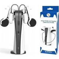 JYS Befestigungsstütze - - SB7531 - Für 2 VR2-Controller - PS5-Headset - Grau