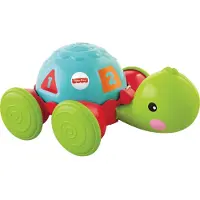 Fisher Price Zieh-Turtle, Baby- und Kleinkindspielzeug mit lustigen Aktionen ab 12 Monaten