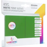 GameGenic Matte Prime Sleeves Green