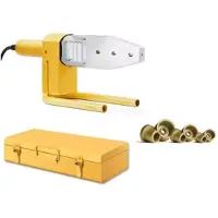 Jojomino Kunststoff-Wasserrohrschweißgerät, Rohrschweißgerät, PP/PP-R/PE/PP-C-Rohrschweißgerät, Heizung, Heißschmelzwerkzeug, 800 W, EU-Stecker
