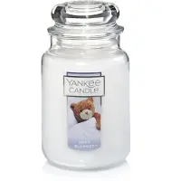 Yankee candle Soft Blanket Duftkerze, klassisch, 650 ml, gro es Glas, Einzeldocht, ber 110 Stunden Brenndauer
