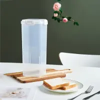 MaxPower Brotkasten aus Kunststoff mit Deckel und Schneidehilfe Broteimer Weiß