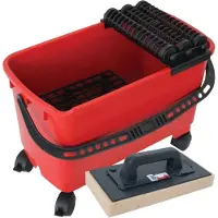 Rubi Super Pro Fliesenkübel mit drei Walzen