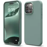 Elago Liquid Silicon-Hlle kompatibel mit iPhone 15 Pro Max Premium-Qualitt Ganzkrperschutzgehuse [4-Schicht-Stodmpferstruktur] Weiche Anti-