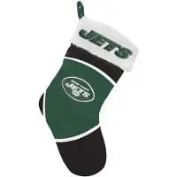 Foco New York Jets NFL-Weihnachtsstrumpf Plusch-Weihnachtsstrumpf in limitierter Auflage Zeigen Sie Ihren Teamgeist mit offiziell lizenzierte