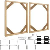 Tlily 2er-Set DIY-Leinwandrahmen-Set aus Massivholz, 16 x 20 Zoll für Ölgemälde