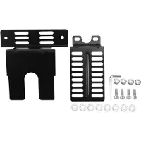 Torribaly 2 PCS Edelstahl Rotisserie Motor Halterung Set Universal Grill Unterstützung Platten Outdoor Camping BBQ Werkzeuge