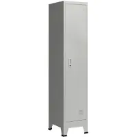 Helloshop26 Büroschrank, Aufbewahrungsmöbel für Büro, Werkstatt, Schlafzimmer, aus metallischem Stahl mit 1