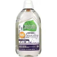 Seventh Generation , Easydose, Ultra Konzentriertes Waschmittel, Frischer Lavendel, 66 Ladungen, 23,1 fl oz (683 ml)