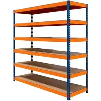 Monster Racking S-Rax Regal mit 6 Böden - 180cm x 180cm x 60cm
