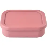 MaxPower Silikon-Lunchbox, wasserdicht, BPA-frei, hitzebeständig, rot