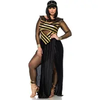 Leg avenue 3-teiliger Nilk?nigin-Catsuit mit Cut-Outs