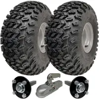 Parnells 22x11.00-8 Utility ATV Quad Trailer Kit Räder Achsen & Anhängerkupplung P334 Kapazität 900kg